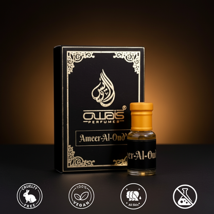 Ameer Al Oudh Attar 6ml-Premium Long Lasting Fragrance For Unisex