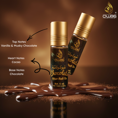 Chocolate Attar 6ml-Long Lasting Fragrance