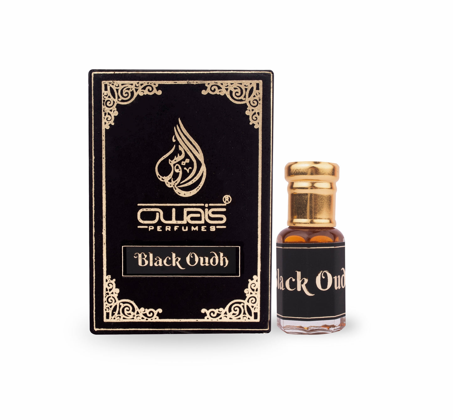 Black Oudh Attar 6ml-Premium Long Lasting Fragrance For Unisex