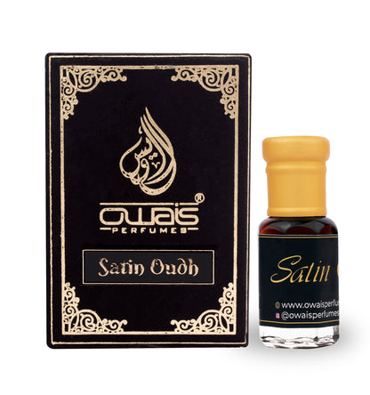 Satin Oudh Attar 6ml-Premium Long Lasting Fragrance For Unisex