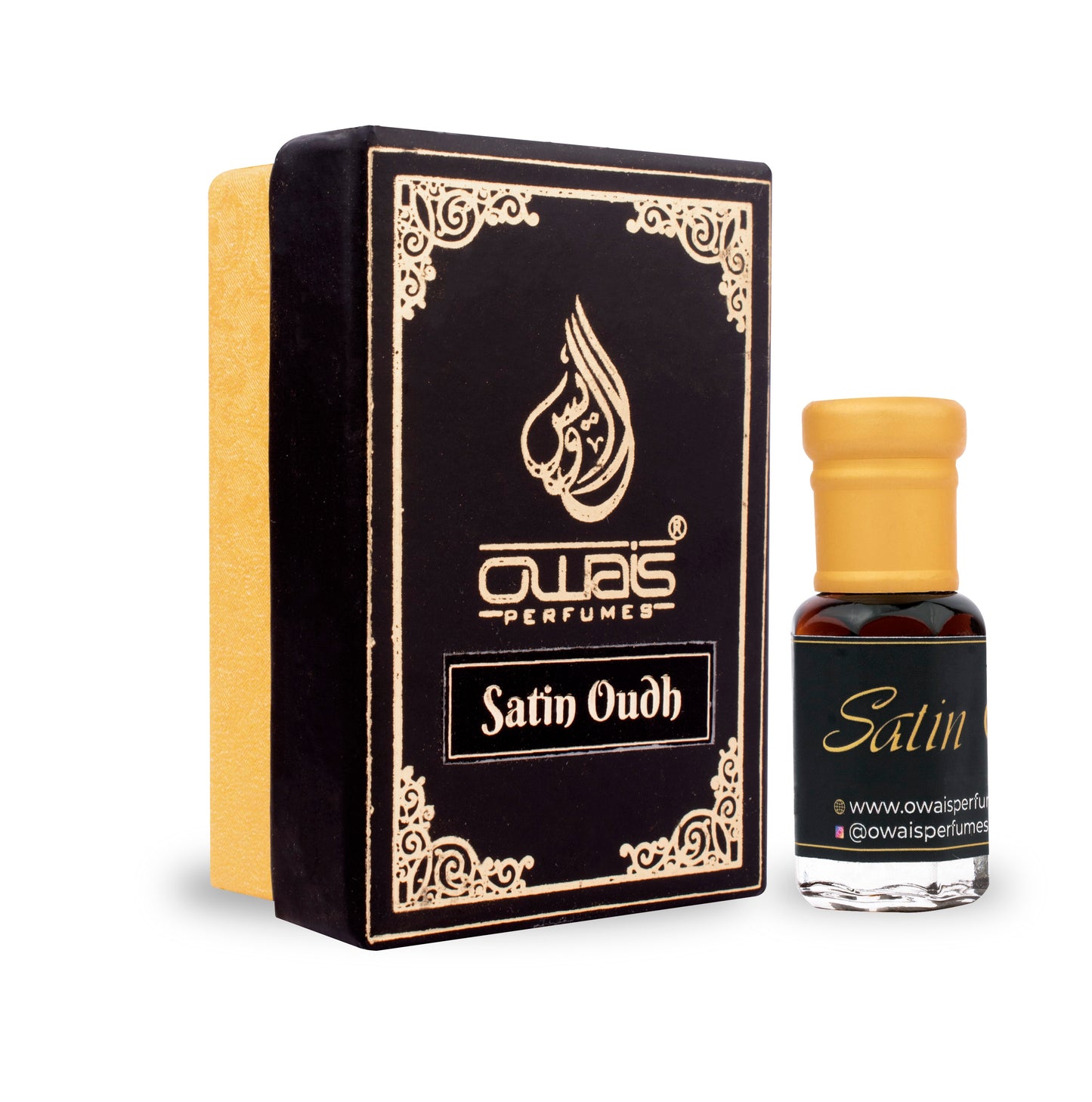 Satin Oudh Attar 6ml-Premium Long Lasting Fragrance For Unisex